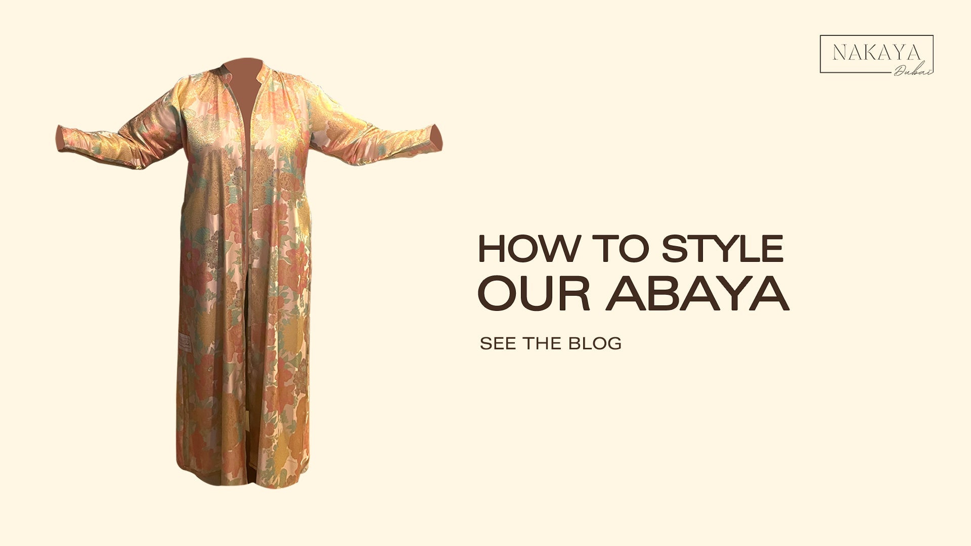 How to Style an Abaya